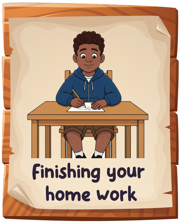 Finishing your home work